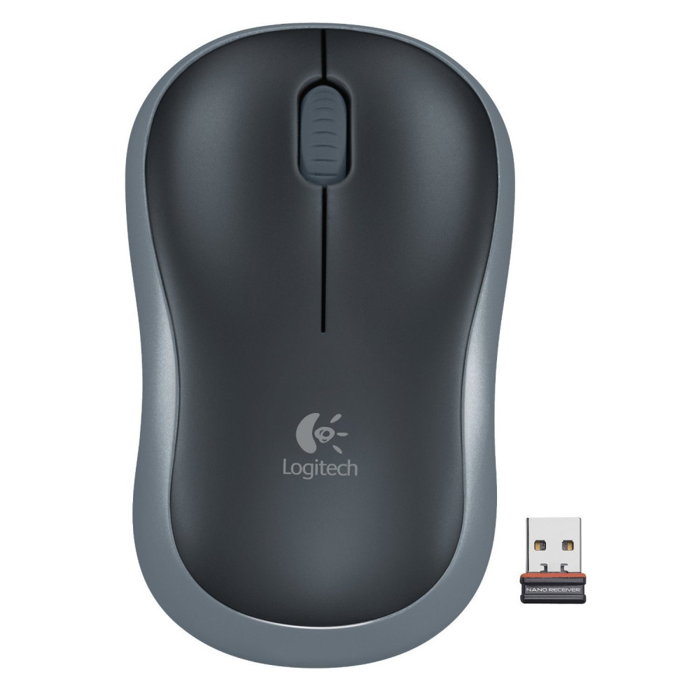 Миша бездротова Logitech M185 Grey (910-002238)