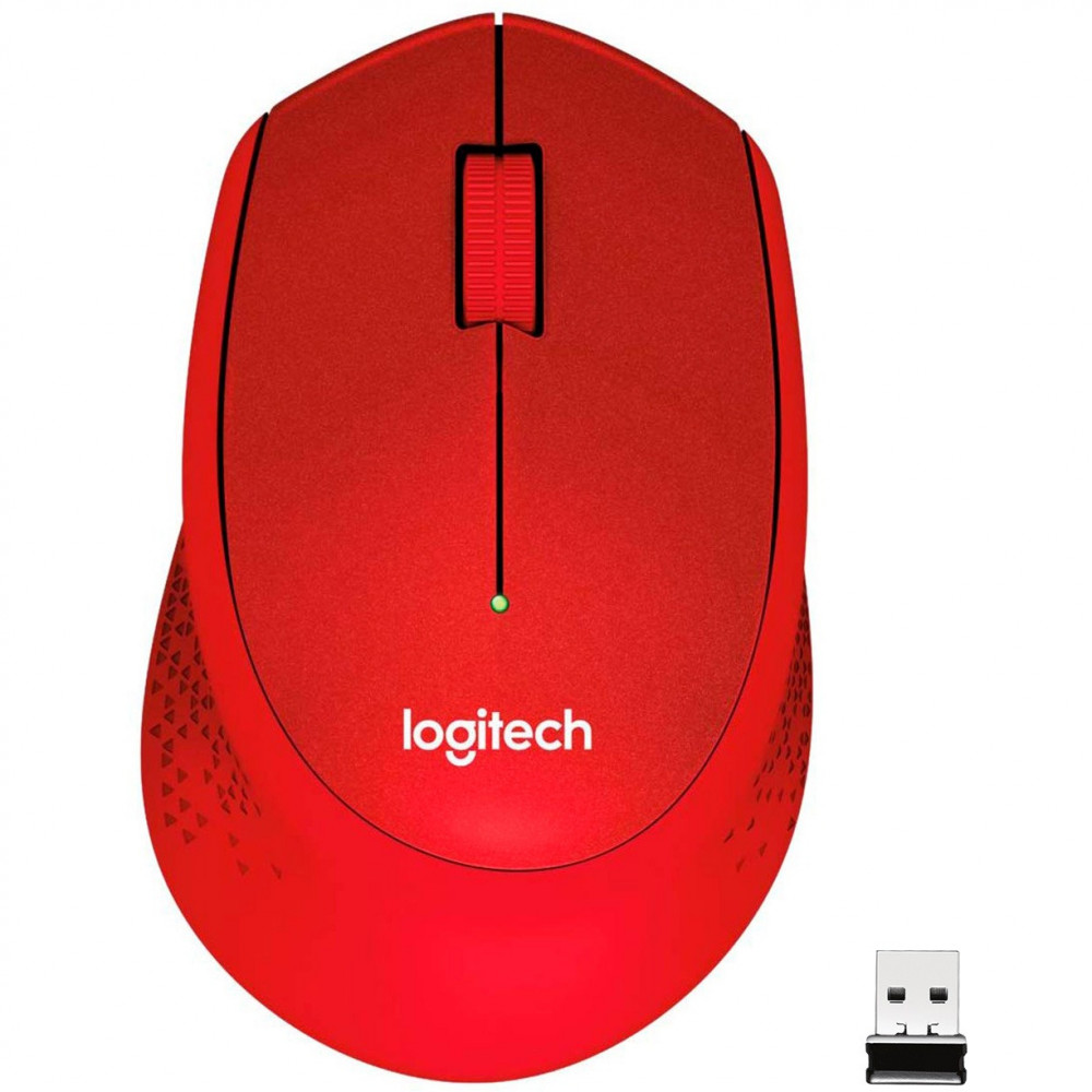 Миша бездротова Logitech M330 Silent Plus Red (910-004911)