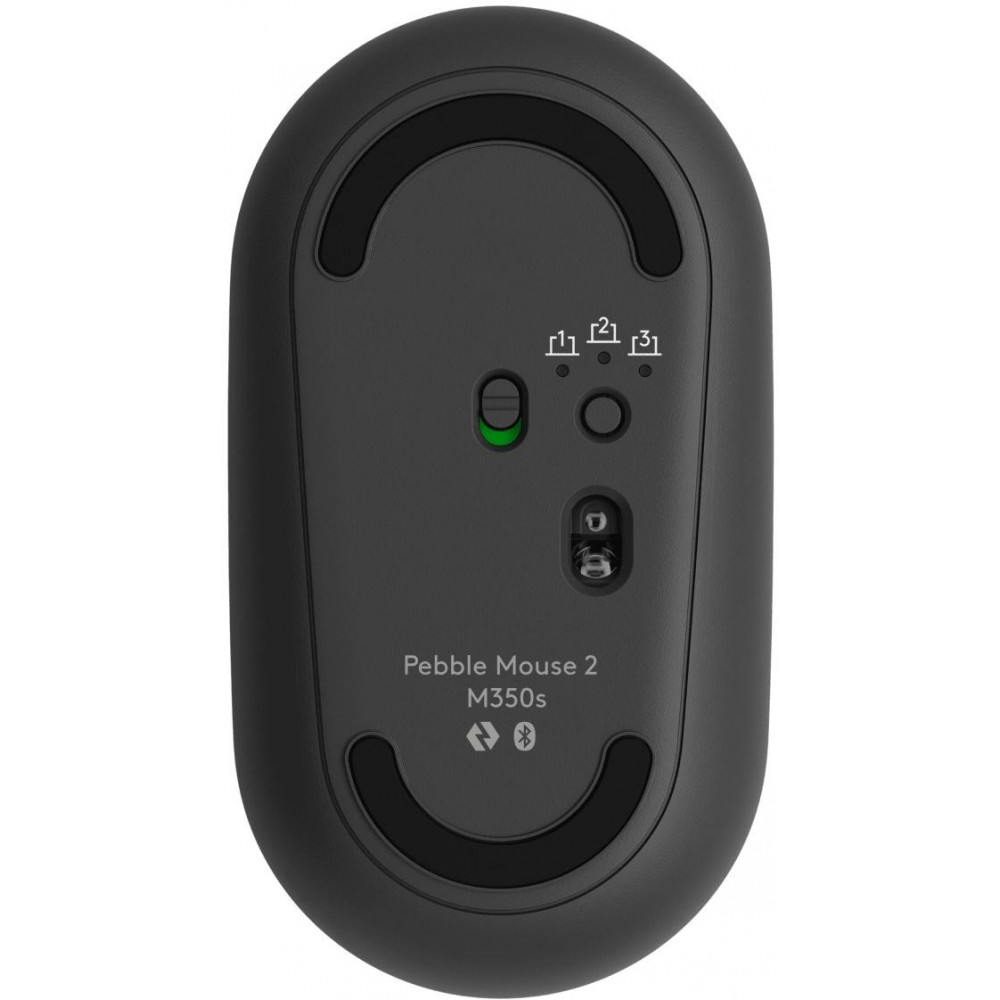 Миша бездротова Logitech Pebble Mouse 2 M350s Graphite (910-007015)