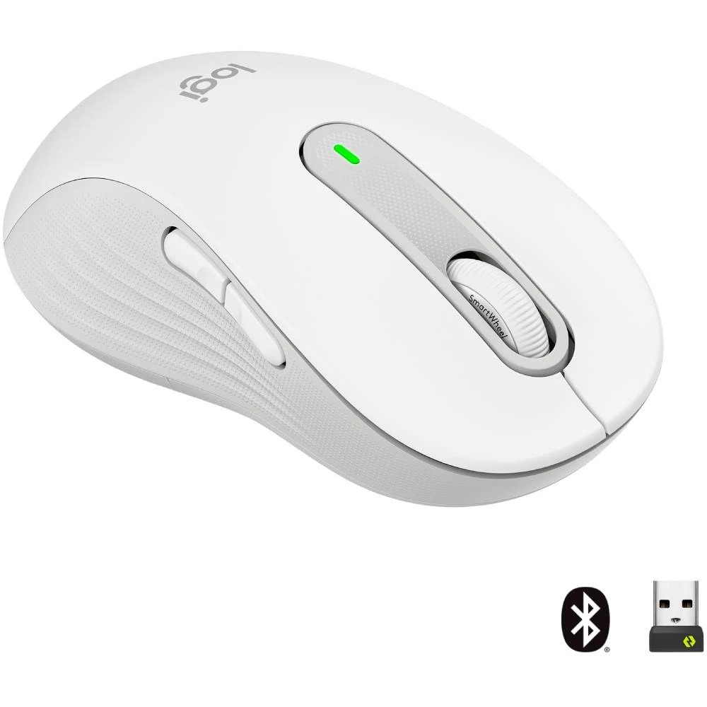 Миша бездротова Logitech Signature M650 L Left Off-White (910-006240)