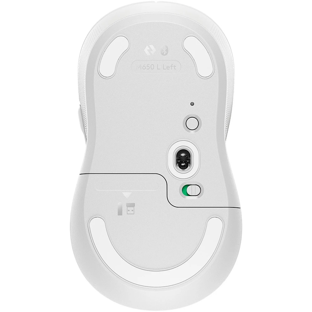 Миша бездротова Logitech Signature M650 L Left Off-White (910-006240)