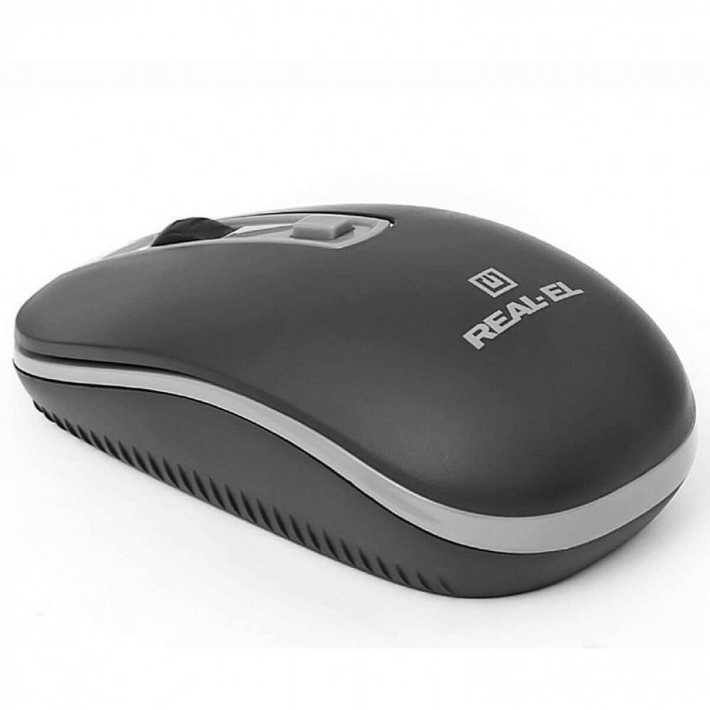 Миша бездротова REAL-EL RM-303 Black/Grey