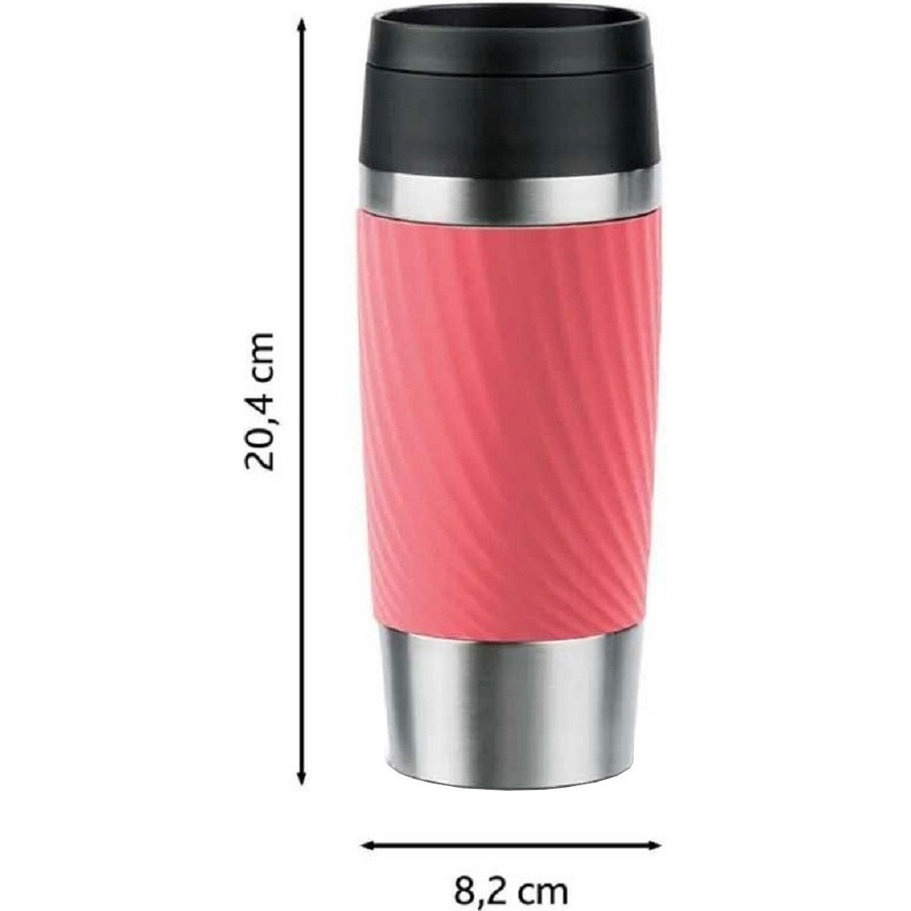 Термочашка Tefal Travel Mug Classic Twist 360 мл Coral (N2024410)