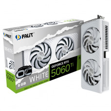 Відеокарта GF RTX 5060 Ti  8GB GDDR7 White OC Palit (NE7506TU19P1-GB2062M)