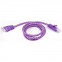 Патч-корд UTP Viewcon (NL009) cat.6, литий, мідь, 2м, фіолетовий