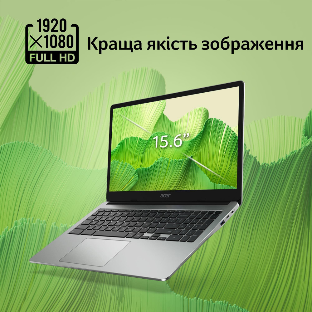 Ноутбук Acer Chromebook 315 CB315-5H-C68B (NX.KPPEU.001) Silver