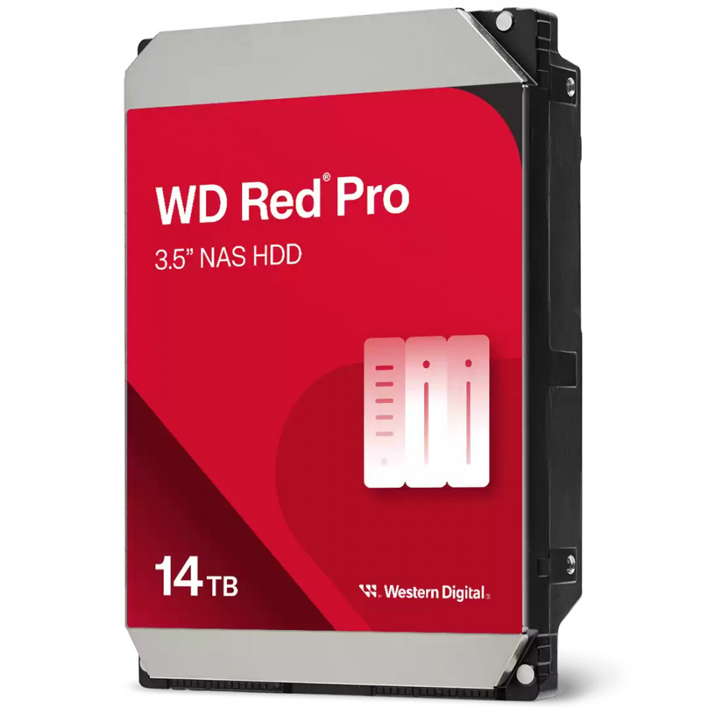 Накопичувач HDD SATA 14.0TB WD Red Pro NAS 7200rpm 512MB (WD142KFGX)