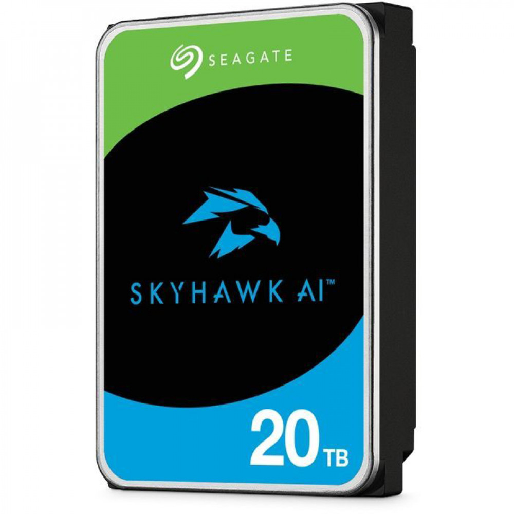 Накопичувач HDD SATA 20.0TB Seagate SkyHawk AI Surveillance 7200rpm 512MB (ST20000VE003)