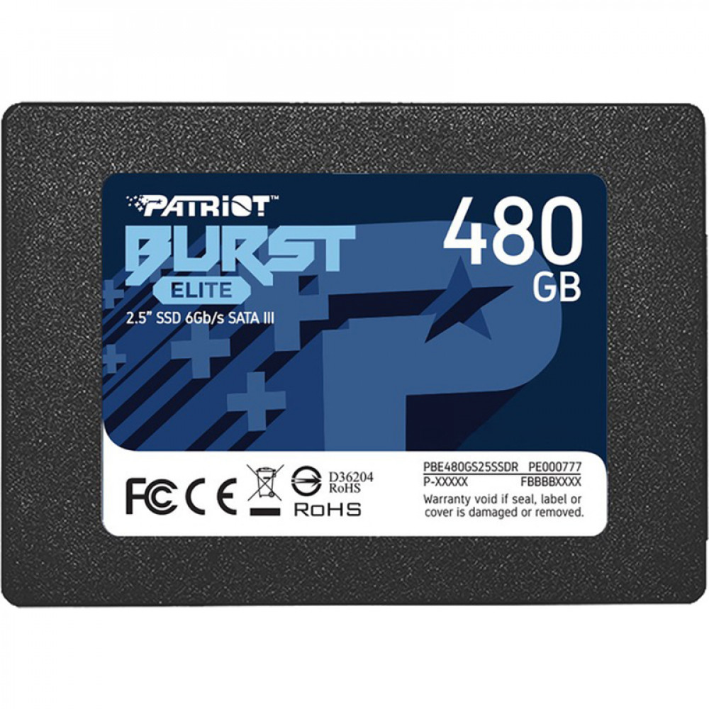 Накопичувач SSD  480GB Patriot Burst Elite 2.5