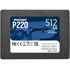 Накопичувач SSD  512GB Patriot P220 2.5