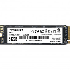 Накопичувач SSD  512GB Patriot P320 M.2 2280 PCIe 3.0 x4 NVMe 3D NAND (P320P512GM28)