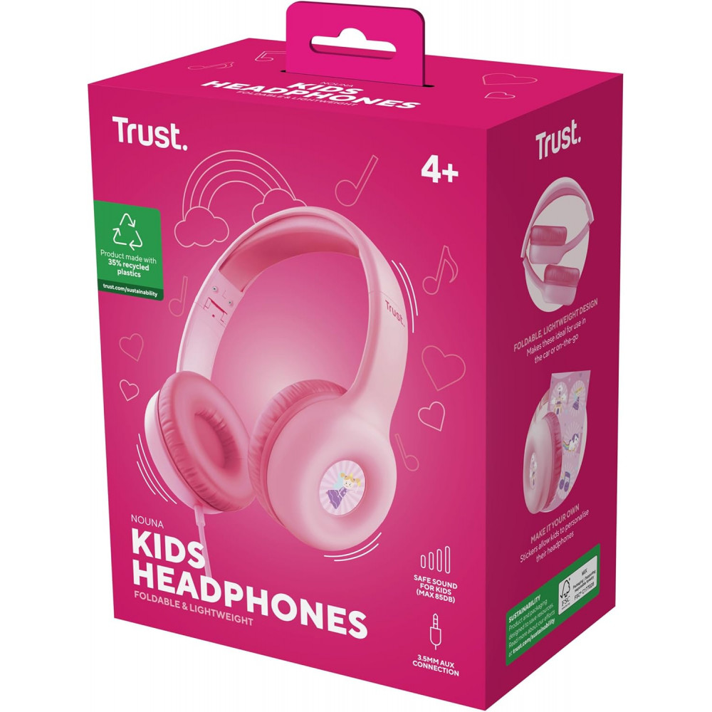 Навушники Trust Nouna Headphones Pink (25277)