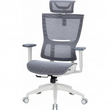 Крісло офісне Officepro Elegant OC660-W-DG-DG White/Dark Gray