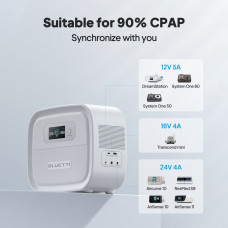 Зарядна станція Bluetti X60, 200W, 614Wh (PP-X60-EU-WH-BL-010)