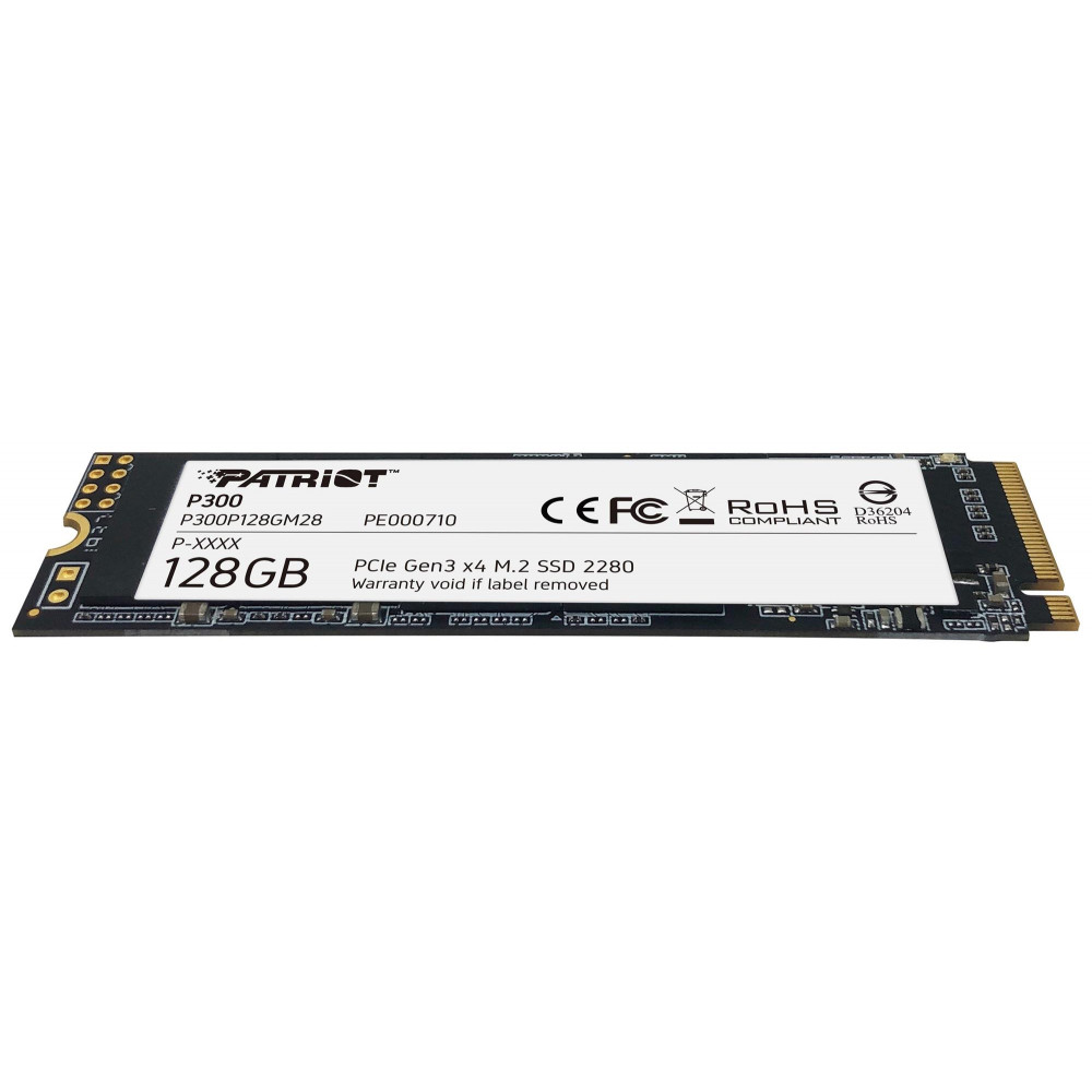 Накопичувач SSD  128GB Patriot P300 M.2 2280 PCIe 3.0 x4 NVMe TLC (P300P128GM28)