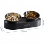 Миска Petkit Fresh Nano-Metal Pet/Cat Two Bowl Stand (P5201) Миска Petkit Fresh Nano-Metal Pet/Cat Two Bowl Stand (P5201)