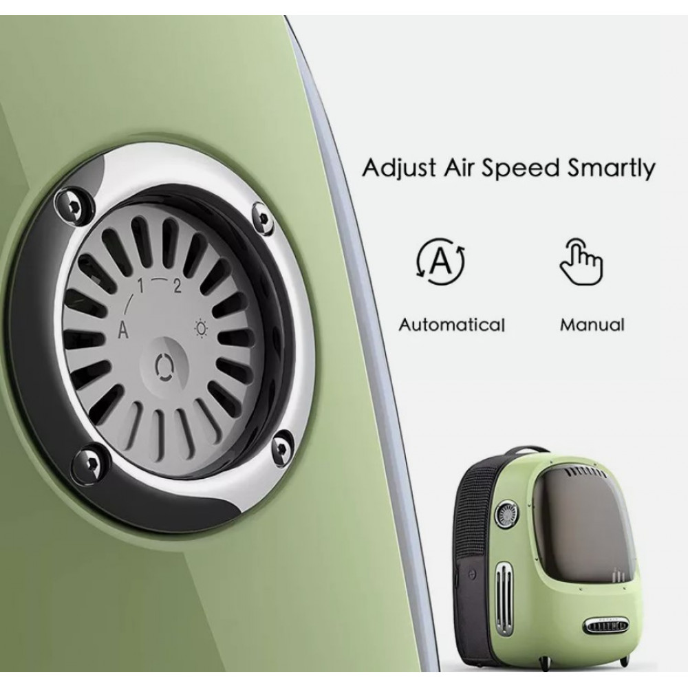 Рюкзак-переноска Petkit Breezy 2 Smart Cat Carrier Green (P7704)