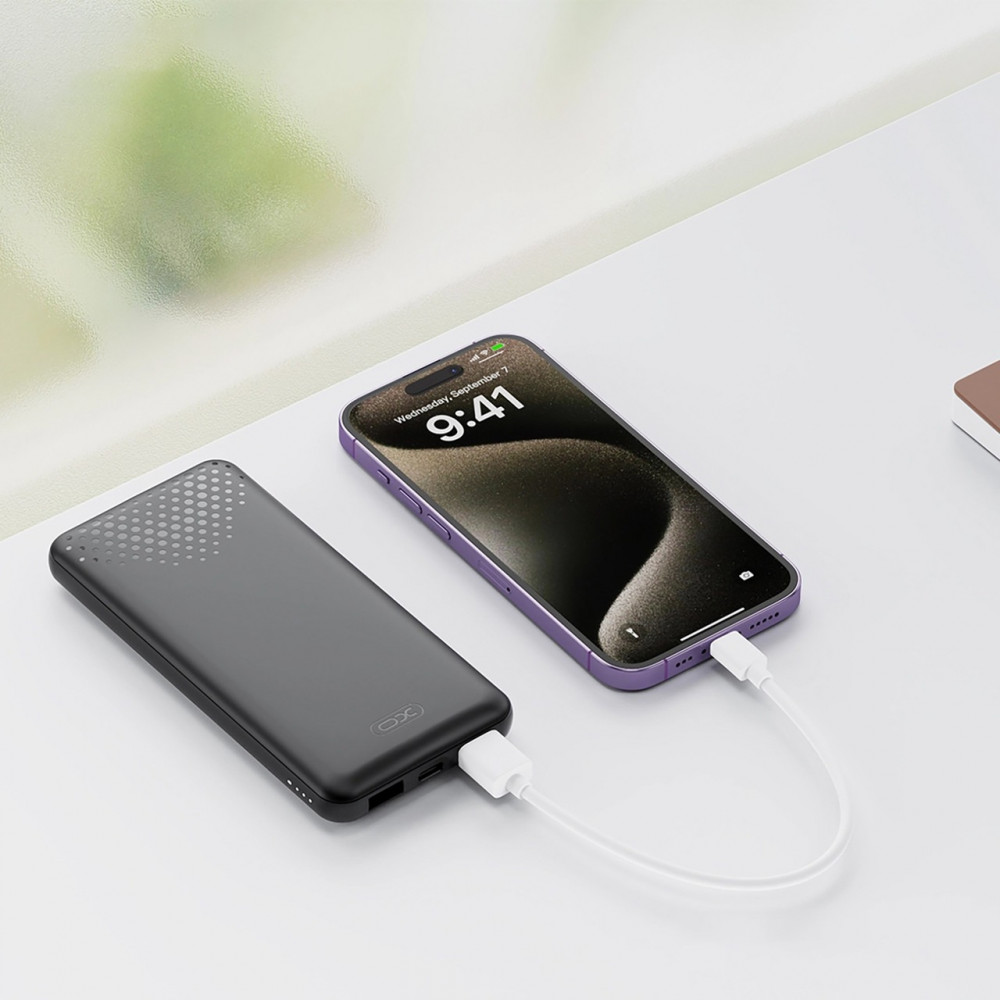 Універсальна мобільна батарея XO PB312 10000mAh 10W Black