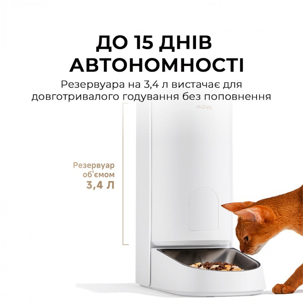 Смарт-годівниця Mova Automatic PET Feeder PF10 Pro (PF10A)