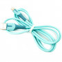 Кабель Dengos USB - Lightning (M/M), 1 м, Blue (PLS-L-IND-SOFT-BLUE)