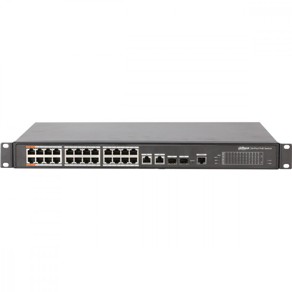 POE комутатор Dahua PFS4226-24ET-360