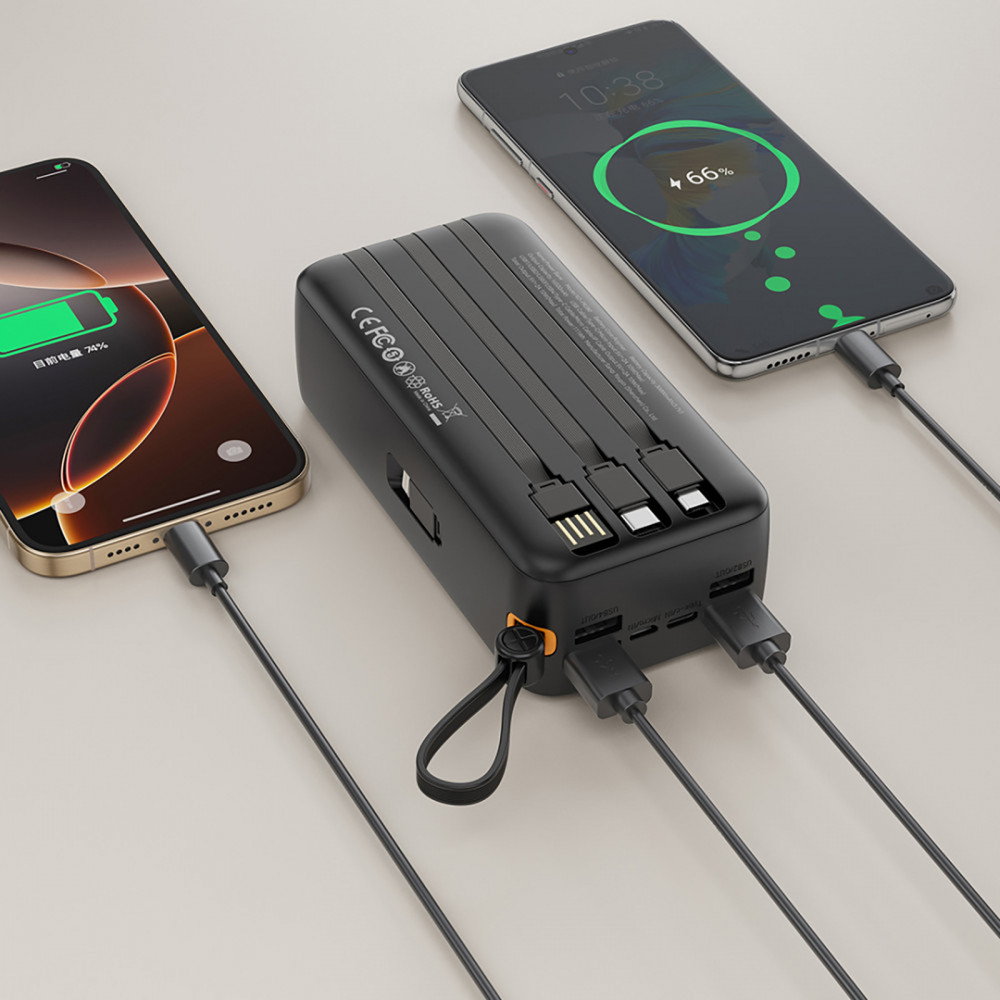 Універсальна мобільна батарея XO PR280 30000mAh 10W Black
