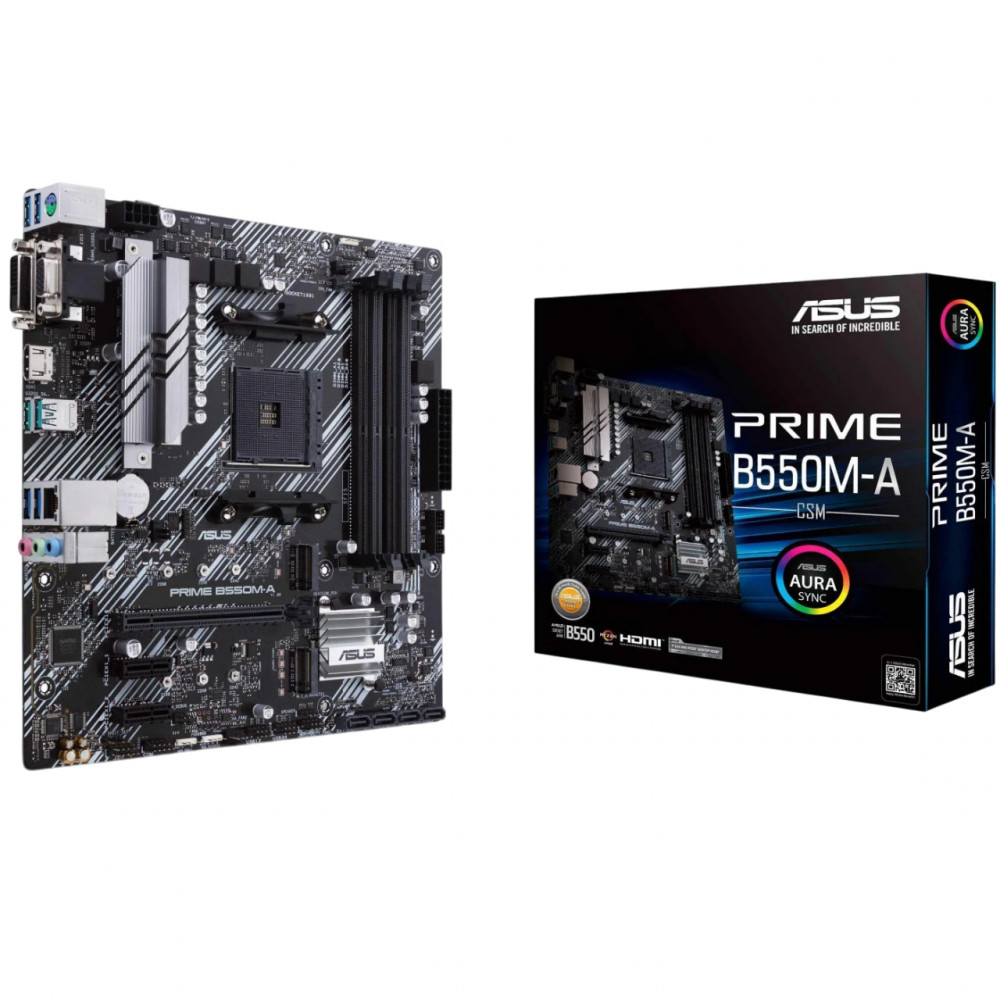 Материнська плата Asus Prime B550M-A Socket AM4