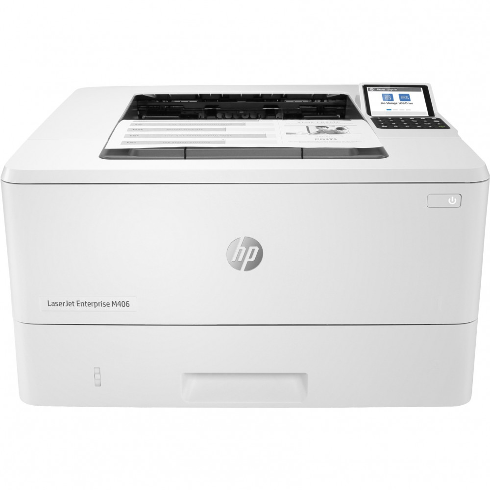 Принтер А4 HP LaserJet Enterprise M406dn (3PZ15A)