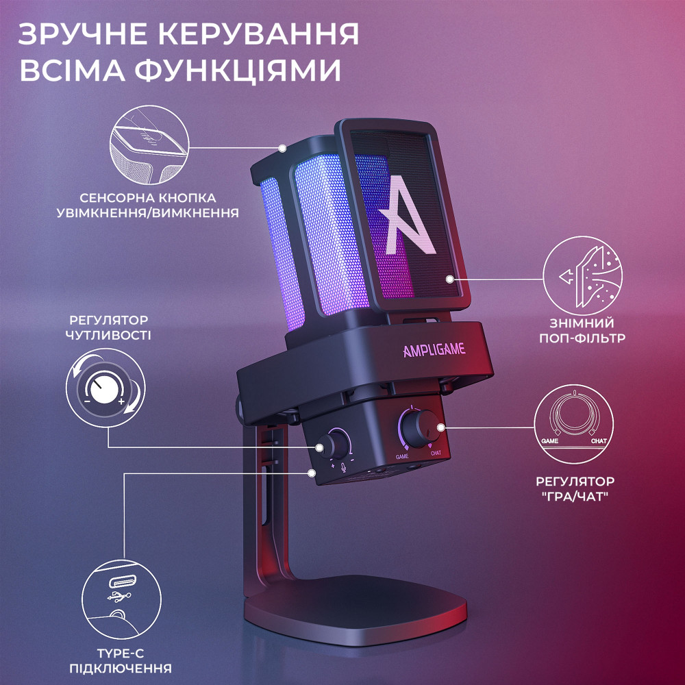 Мікрофон Fifine Q8PRO Black