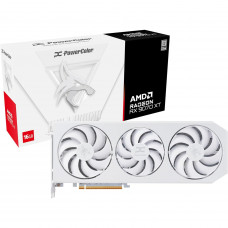 Відеокарта AMD Radeon RX 9070 XT 16GB GDDR6 Hellhound Spectral White PowerColor (RX9070XT 16G-L/OC/WHITE)