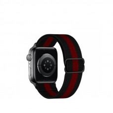 Ремінець Hoco WA04 Nylon Loop для Apple Watch 42mm/44mm/45mm/49mm Black/Red (WA04-42/49BR) Ремінець Hoco WA04 Nylon Loop для Apple Watch 42mm/44mm/45mm/49mm Black/Red (WA04-42/49BR)