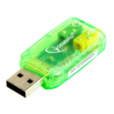 Звукова карта Gembird SC-USB-01 Green Звукова карта Gembird SC-USB-01 Green