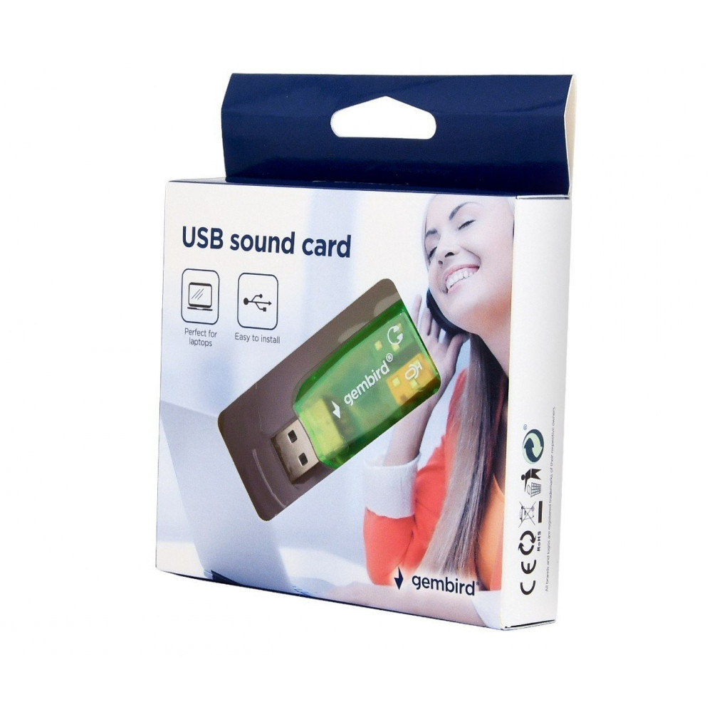Звукова карта Gembird SC-USB-01 Green