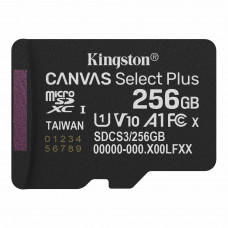 Карта пам`яті MicroSDXC 256GB UHS-I Class 10 Kingston Canvas Select Plus R150MB/s + SD-адаптер (SDCS3/256GB) Карта пам`яті MicroSDXC 256GB UHS-I Class 10 Kingston Canvas Select Plus R150MB/s + SD-адаптер (SDCS3/256GB)