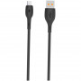Кабель SkyDolphin S22V Soft Silicone USB - micro USB (M/M), 1 м, Black (SDUSB-000607)