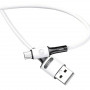 Кабель Usams US-SJ435 USB - Micro USB (M/M), 1 м, White (SJ435USB01)