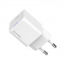 Мережевий зарядний пристрій ColorWay GaN Mini 30W PD Port PPS USB-C White (CW-CHS054PD-WT)