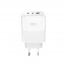 Мережевий зарядний пристрій XO L139 (2USB-С, 1USB, 3А) PD, QC 3.0 White (L139.white)