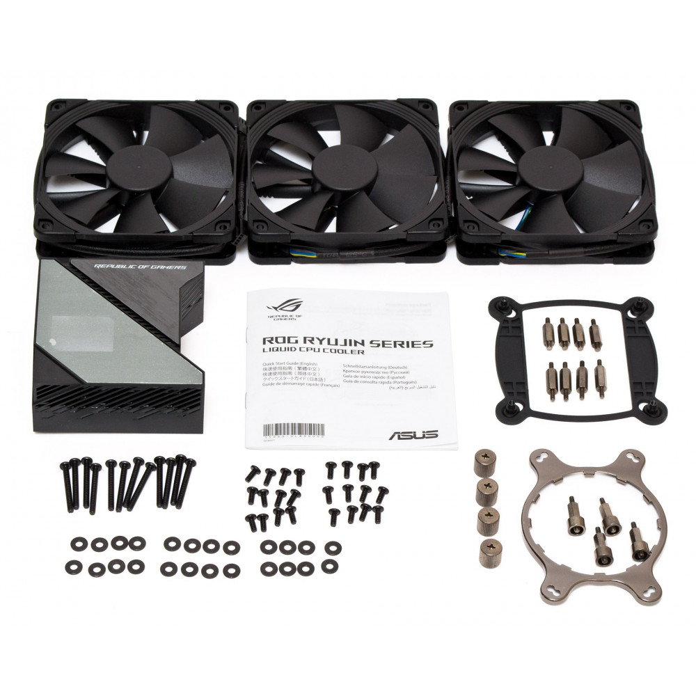 Система водяного охолодження Asus ROG Ryujin 2x120mm Aura OLED (90RC0030-M0UAY0)