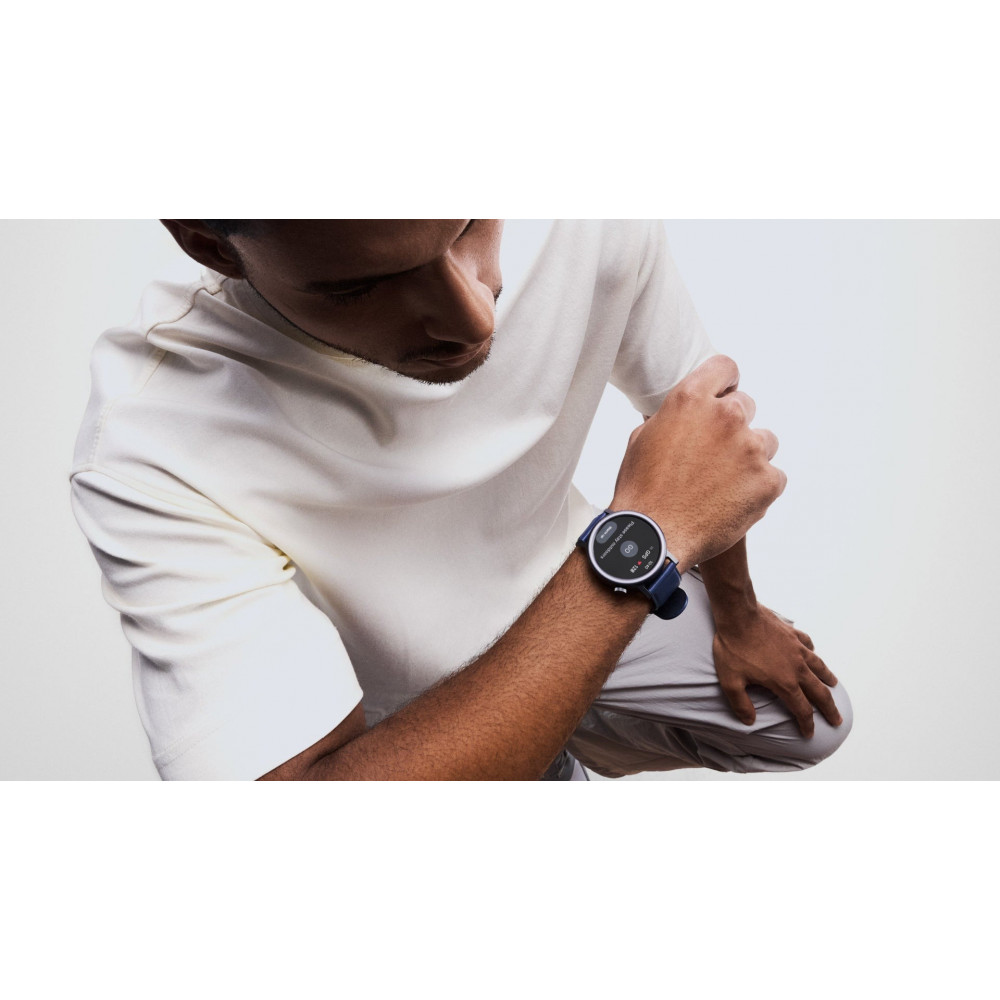 Смарт-годинник CMF by Nothing Watch Pro 2 Blue Metal with Leather Strap_EU