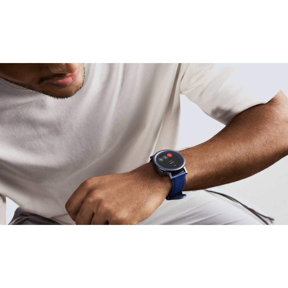 Смарт-годинник CMF by Nothing Watch Pro 2 Blue Metal with Leather Strap_EU