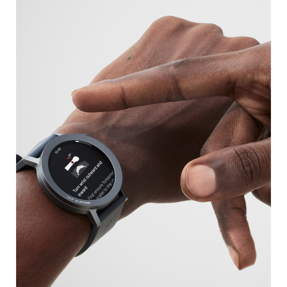 Смарт-годинник CMF by Nothing Watch Pro 2 Light Grey Metal with Silicone Strap_EU