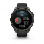 Смарт-годинник Garmin Fenix 8 43mm AMOLED Sapphire Carbon Gray DLC Titanium with Black Silicone (010-02903-28)