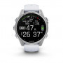Смарт-годинник Garmin Fenix 8 43mm AMOLED Silver with Whitestone Silicone (010-02903-06)