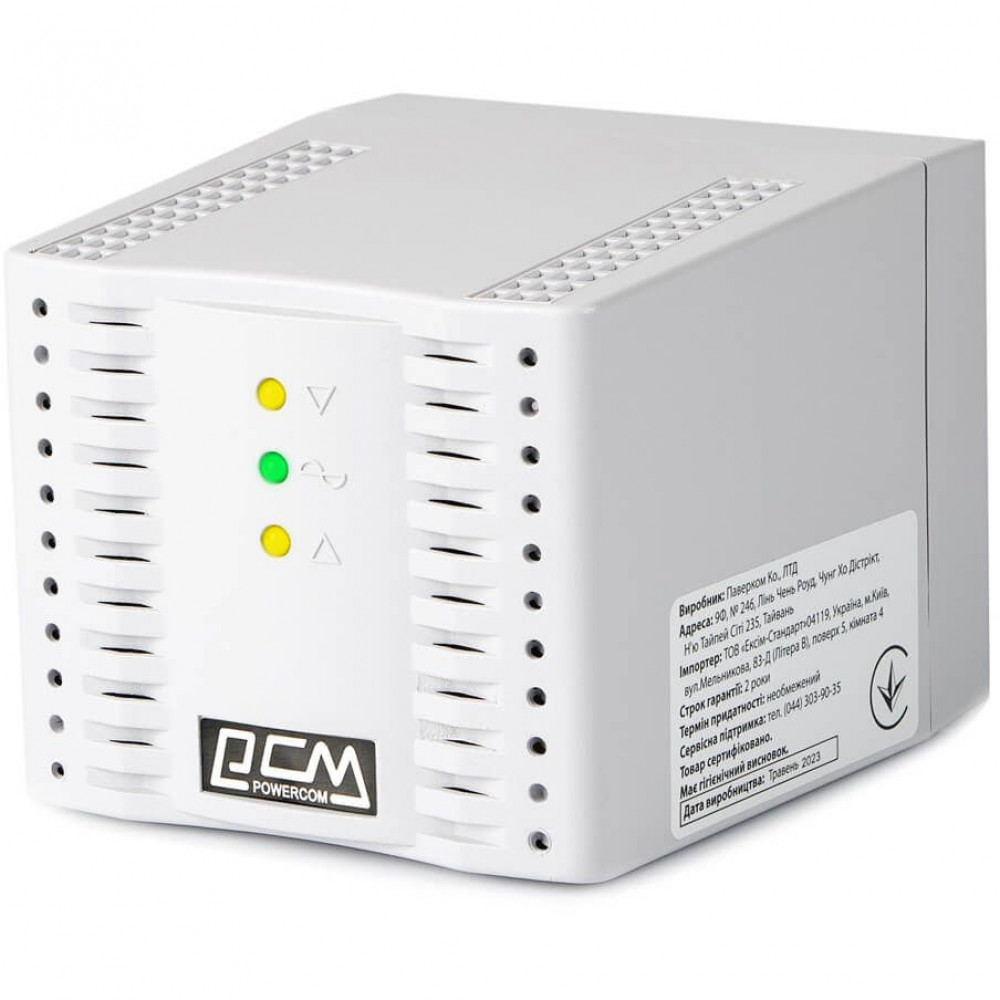 Стабiлизатор напруги Powercom TCA-1200