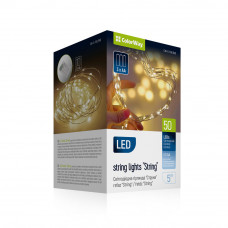 Світлодіодна гірлянда ColorWay (CW-G-50L5NB) 50LED, 5м, 8 функцій, теплий колір 3AA Світлодіодна гірлянда ColorWay (CW-G-50L5NB) 50LED, 5м, 8 функцій, теплий колір 3AA