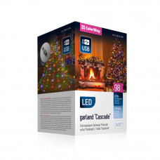 Світлодіодна гірлянда ColorWay (CW-G-98L71CUMC) 98LED, 7x1.5м, 8 функцій, різнокольорова USB Світлодіодна гірлянда ColorWay (CW-G-98L71CUMC) 98LED, 7x1.5м, 8 функцій, різнокольорова USB