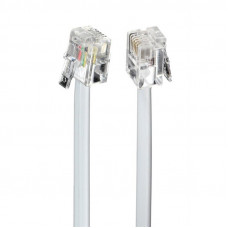 Кабель телефонний Cablexpert (TC6P4C-3M) CCA, 6P4C, 3м, сірий Кабель телефонний Cablexpert (TC6P4C-3M) CCA, 6P4C, 3м, сірий