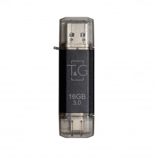 Флеш-накопичувач USB 3.0 16GB Type-C T&G 009 Star Series Black (TG009TC-16GBK3)