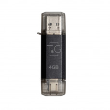 Флеш-накопичувач USB 4GB Type-C T&G 009 Star Series Black (TG009TC-4GBK)